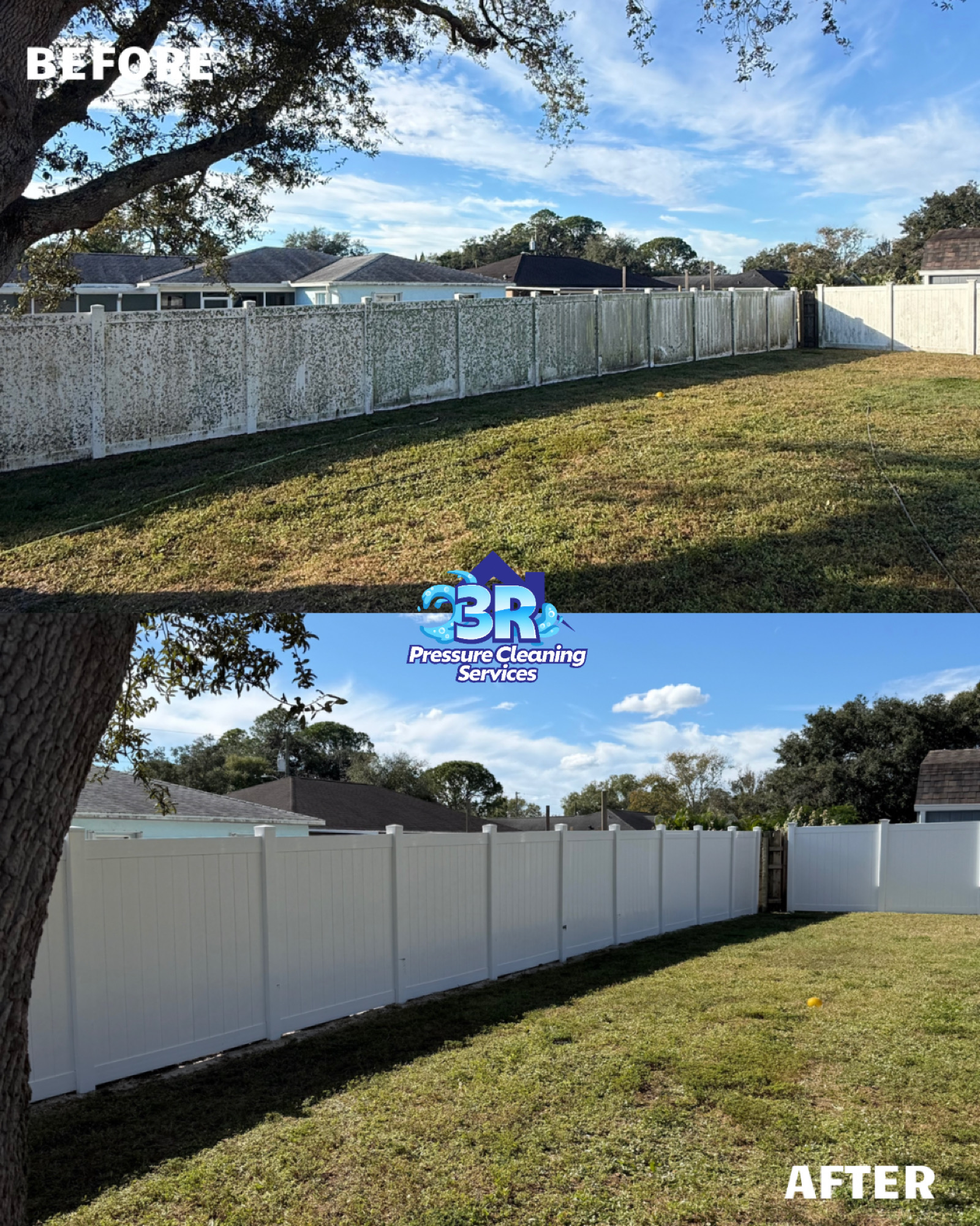 Fence cleaning