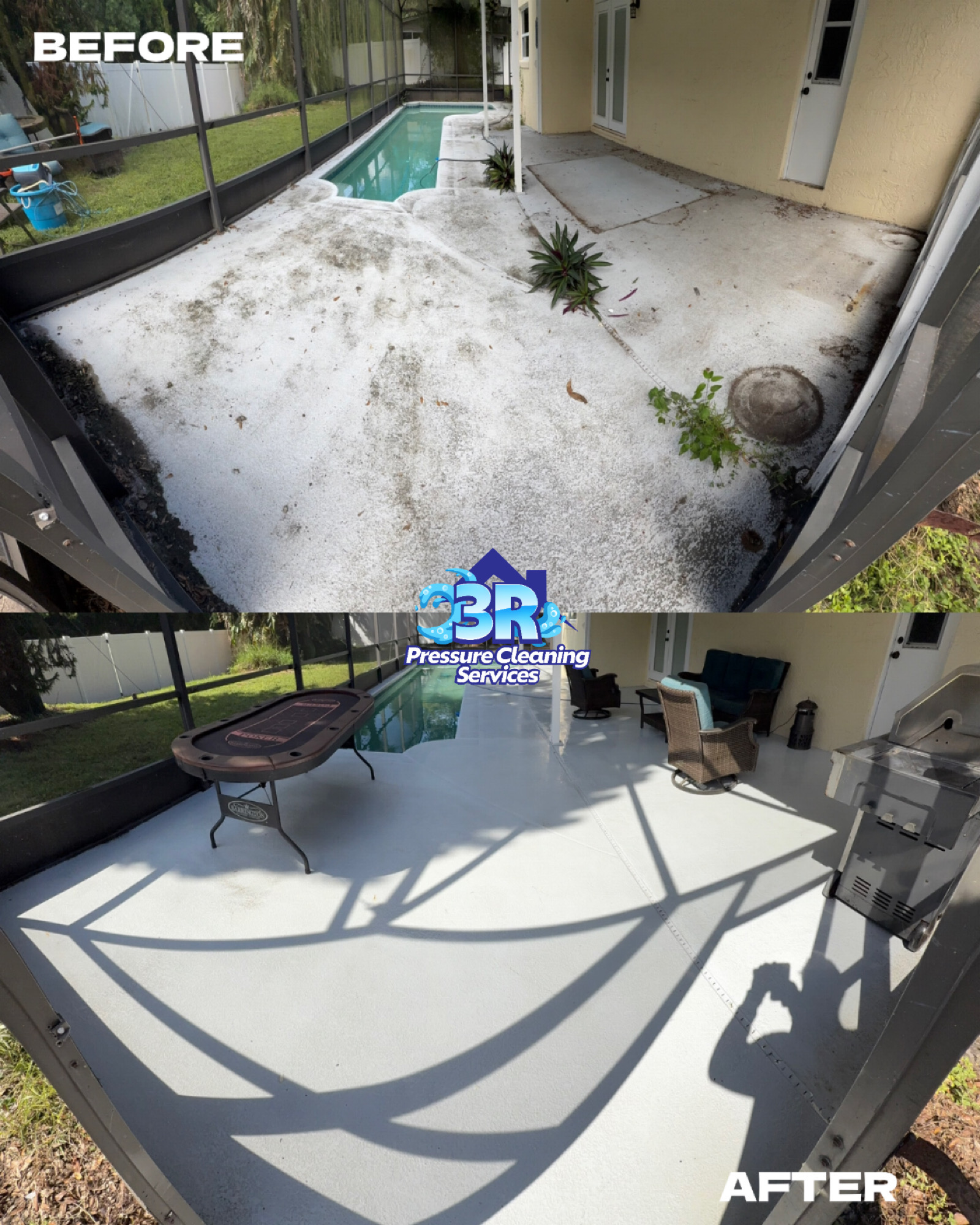 Patio cleaning